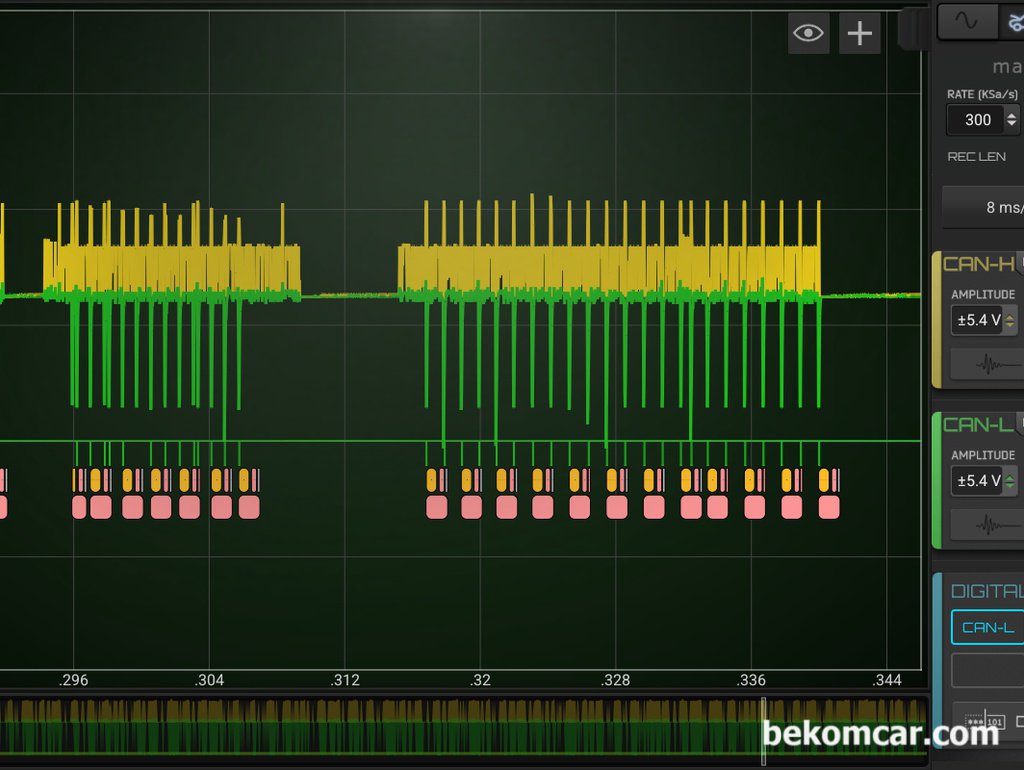마세라티 기블리 U0202 캔버스 통신에러 파형기록|بيكومكار  (bekomcar)