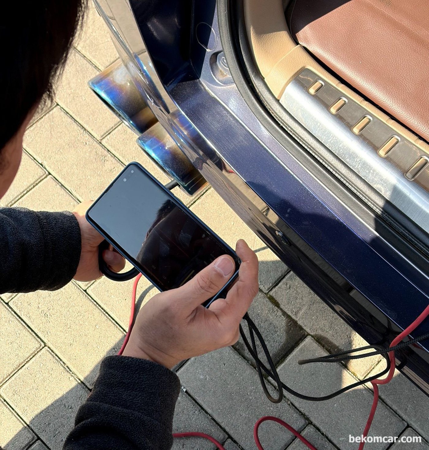 HS512Max 스코프와 HScope 프로그램 그리고 ROTKEE PDS 피에조 펄스 센서를 이용하면 샵ㅇ 차량이 꽉 차있어도 마당에서 바로 기본적인 실화 측정이 가능해서 좋다.|베콤카 차량정밀진단