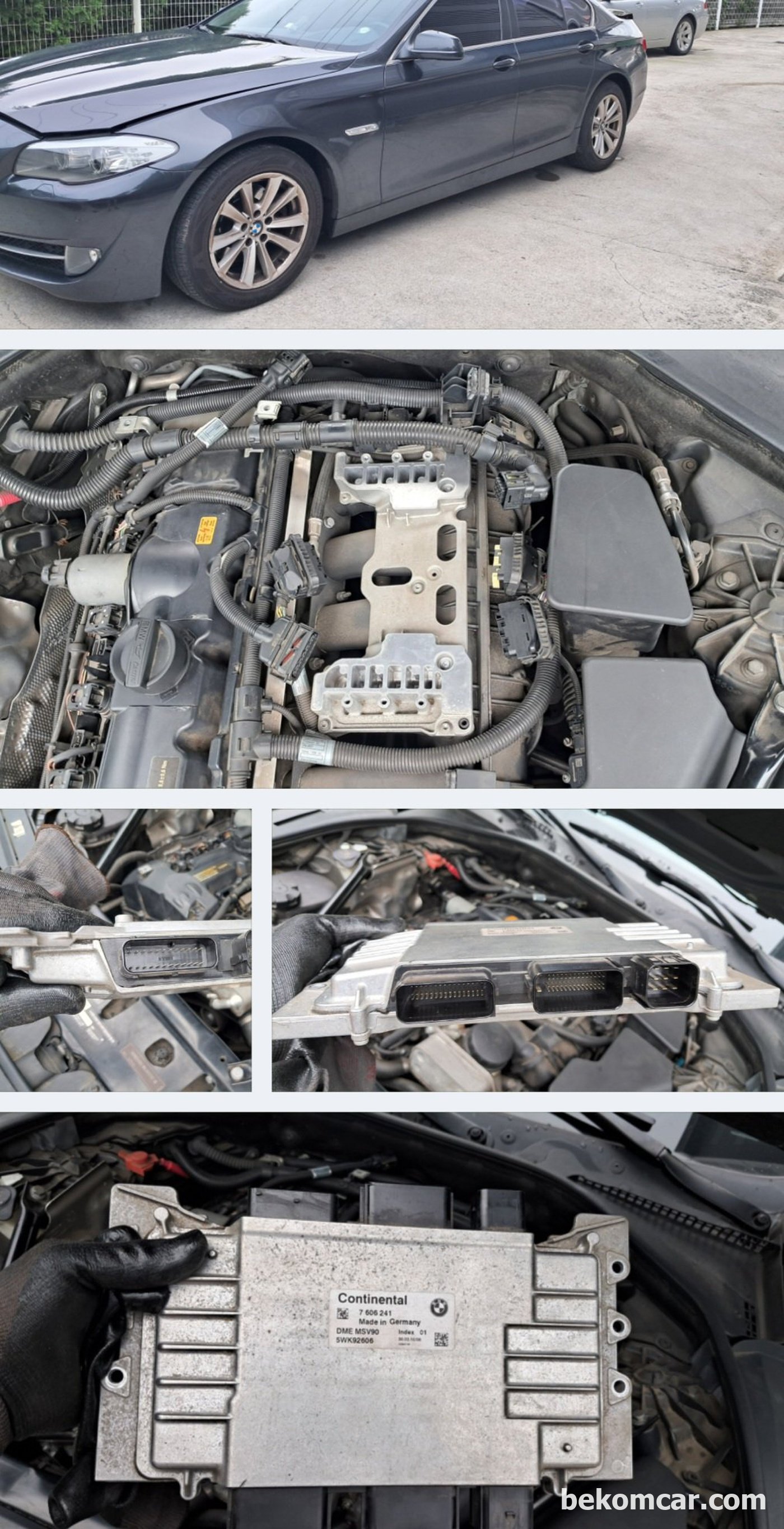 BMW F10 528i CD9304 오일레벨센서 고장코드 정비 과정 시진을 기록으로 남긴다. 베콤카 는 중고자동차 구매전 점검과 자동차 고장코드 진단을 전문으로 한다.|ベコムカー (bekomcar)