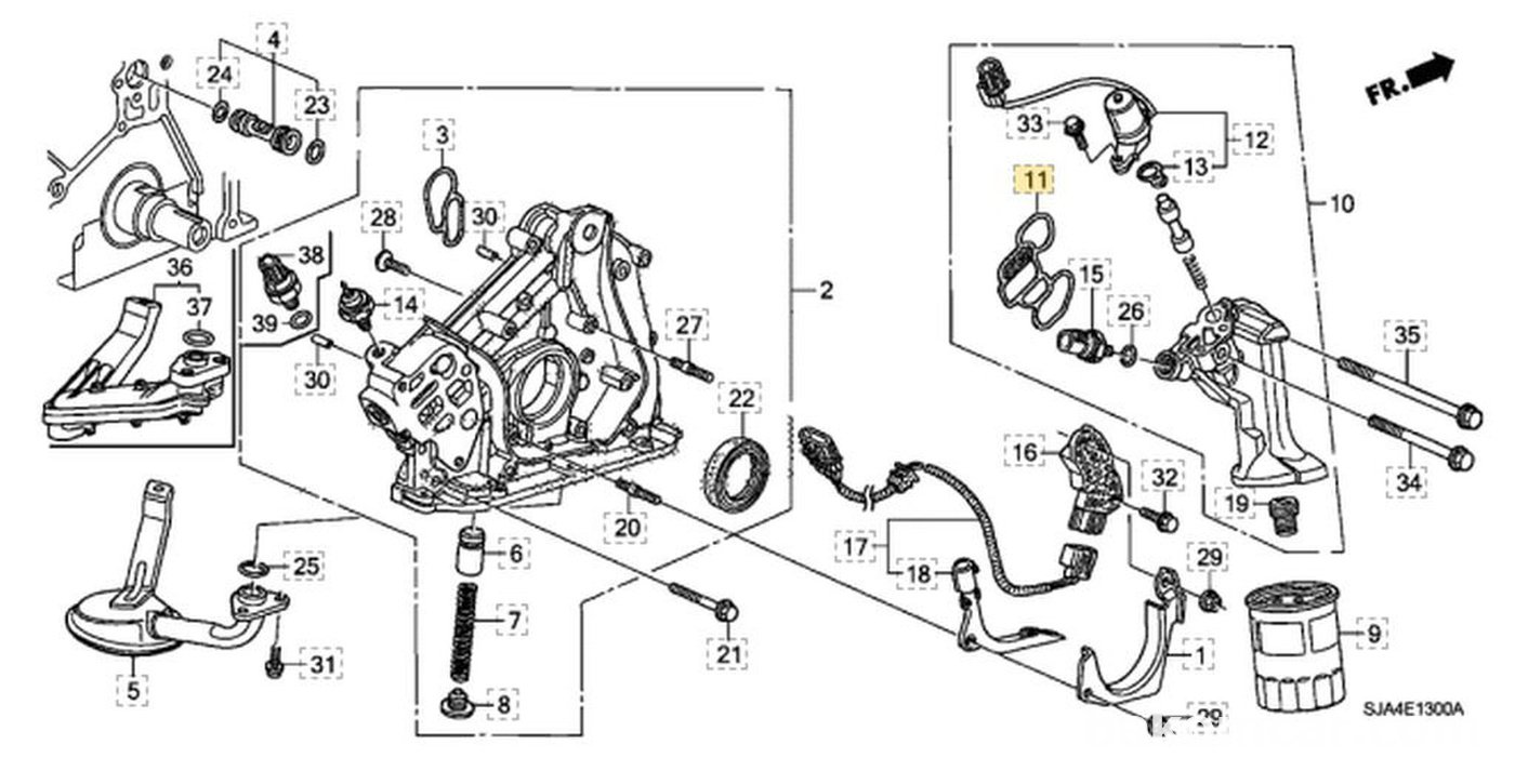 #3. 15115-P8A-A01. Gasket, Oil Hole
#11. 15825-P8A-A01. Spool Valve Filter
#22. 91212-R70-A01. Cam Crank Seal (41X56X7)
#26. 91319-PR3-003. O-Ring (13X1-5) (Arai)|베콤카 차량정밀진단