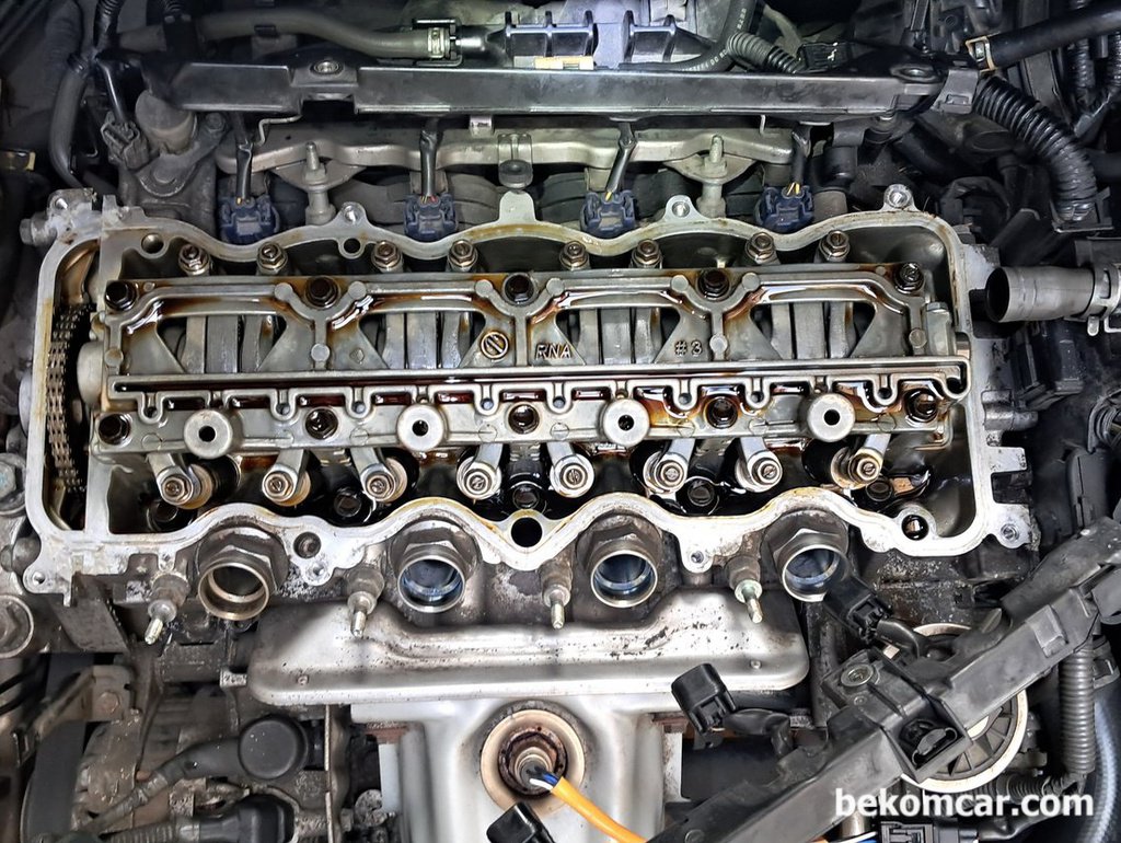 혼다 시빅 벨브간격 조정 전 후, 엔진작업후 품질관리 확인데이터 보관|bekomcar.com