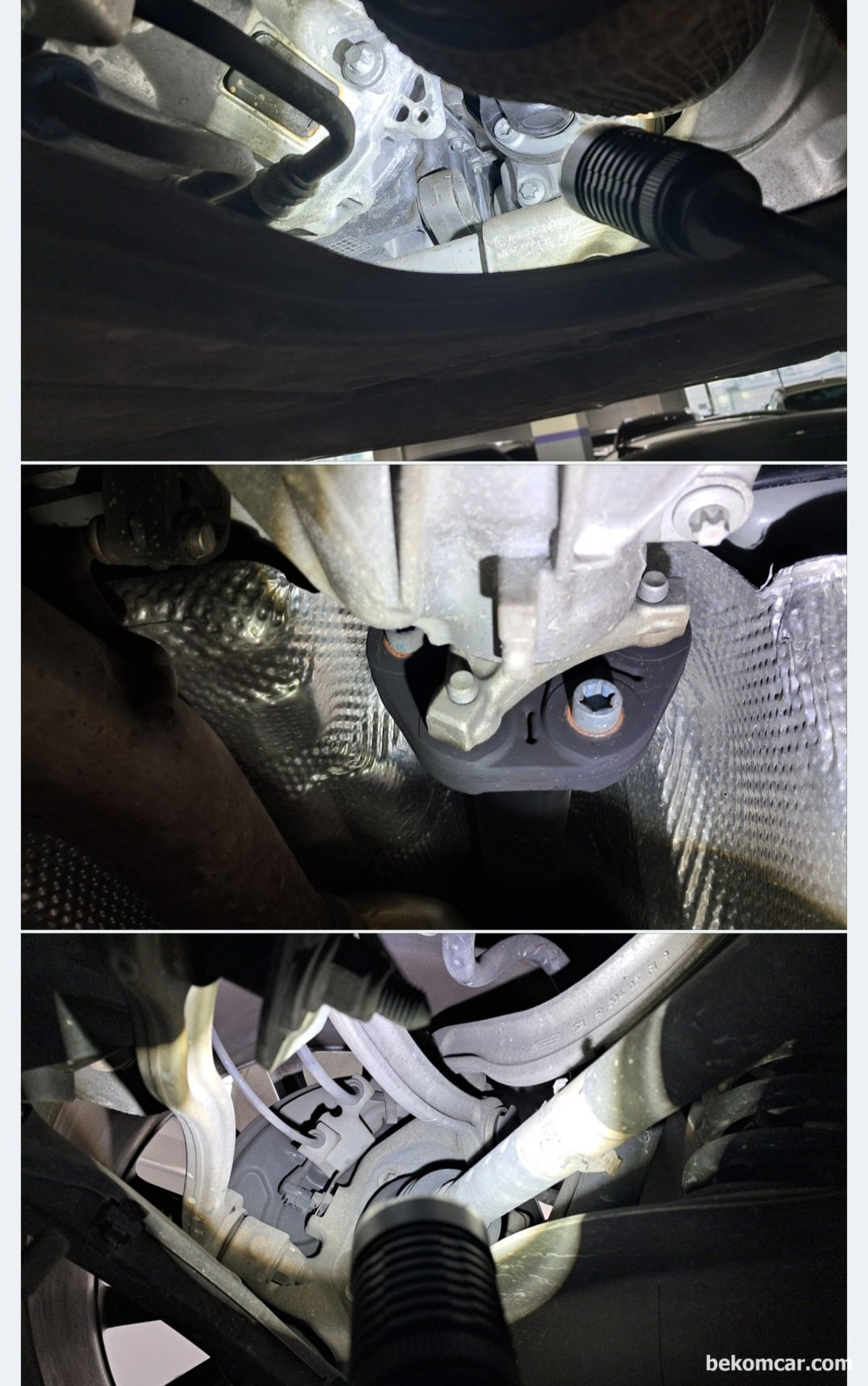 벤츠 W213 E350 2021 중고차 구매전 점검 기록마무리 한다. CV, 타이로드, UCA, LCA, 링크등 각종 부싱류 상태, 특이사항 없다.|贝科姆汽车 (bekomcar)