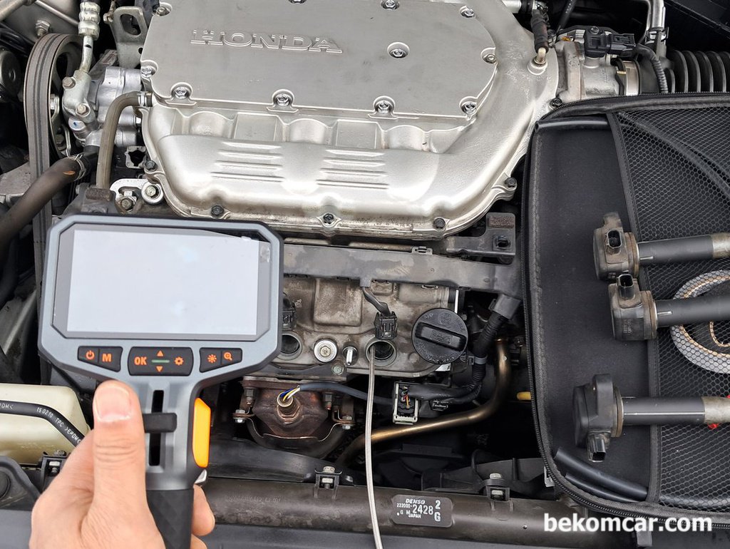 혼다 어코드 8세대 V6 3.5L 중고차 구매점검 기록, 진단기 및 하체등|贝科姆汽车 (bekomcar)