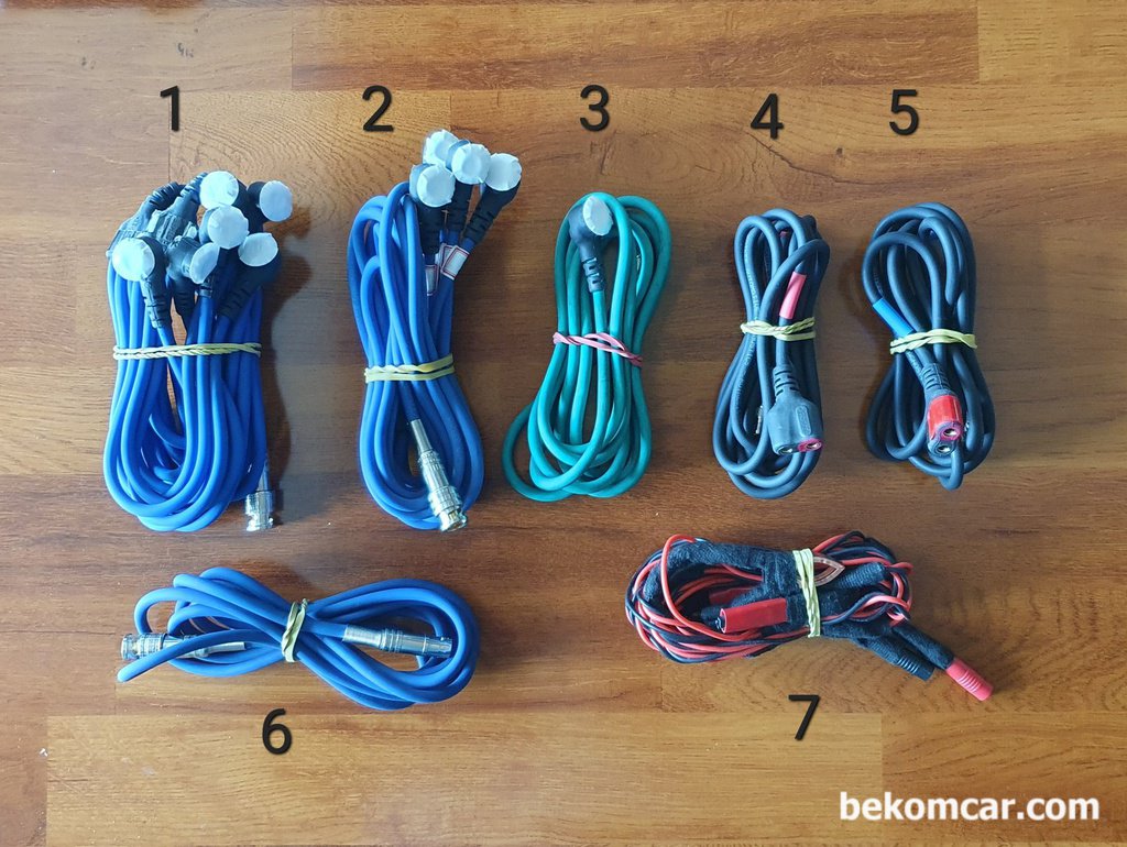 간이 압축압력 & 점화파형 측정위한 프로브 패키지|بيكومكار  (bekomcar)