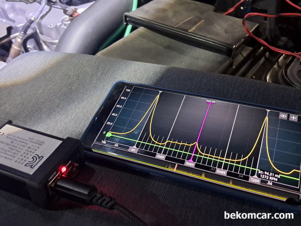 쉐보레 올 뉴 말리부 1.5T 에코텍 엔진, 냉간시 순간실화 증상 진단기록|ベコムカー (bekomcar)