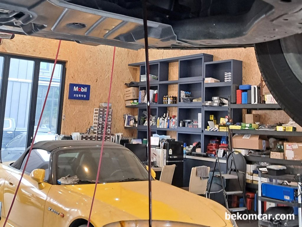 르노삼성 SM5엔진오일 교환, 모빌 Special Plus|ベコムカー (bekomcar)