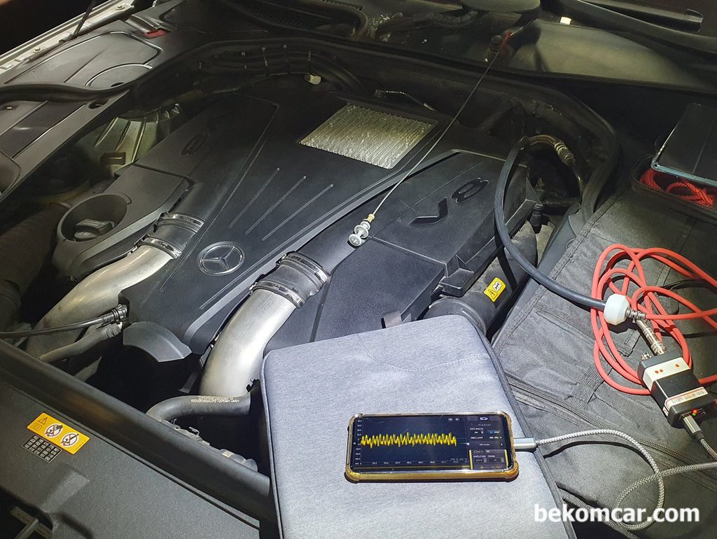 메르세데스 벤츠 W222 S500 M278 트윈터보 V8 중고차구매 검사 점검기록|بيكومكار  (bekomcar)