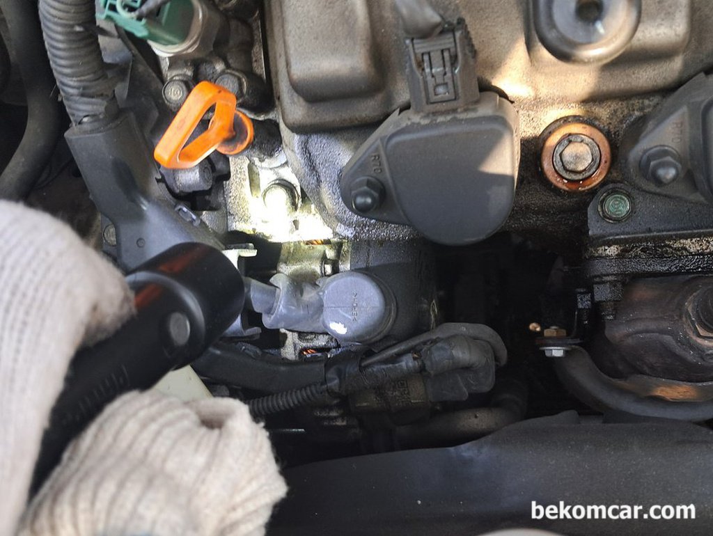 혼다 어코드 V6 VCM엔진 누유부분 점검 기록|贝科姆汽车 (bekomcar)