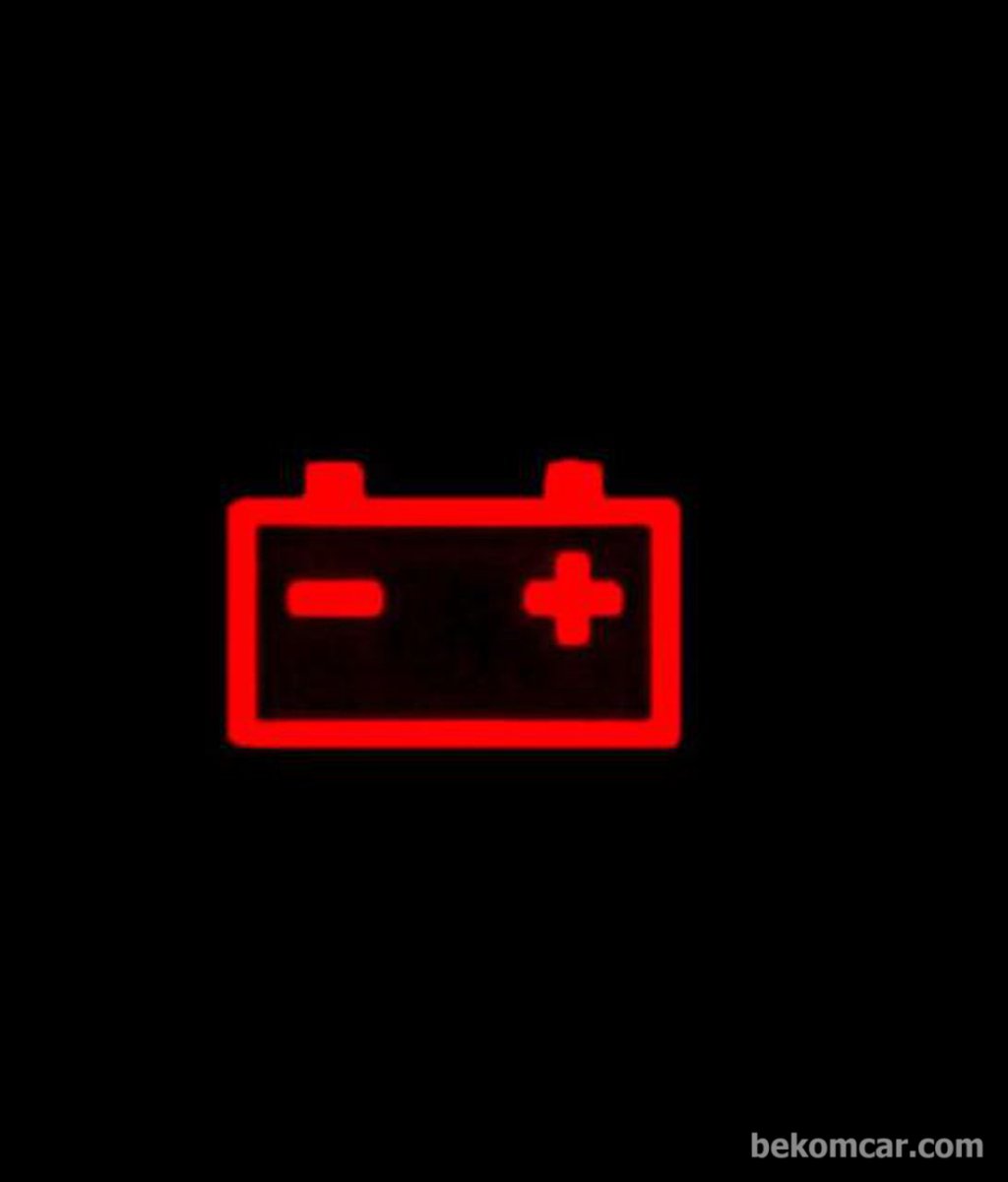 Low battery warning light|bekomcar.com