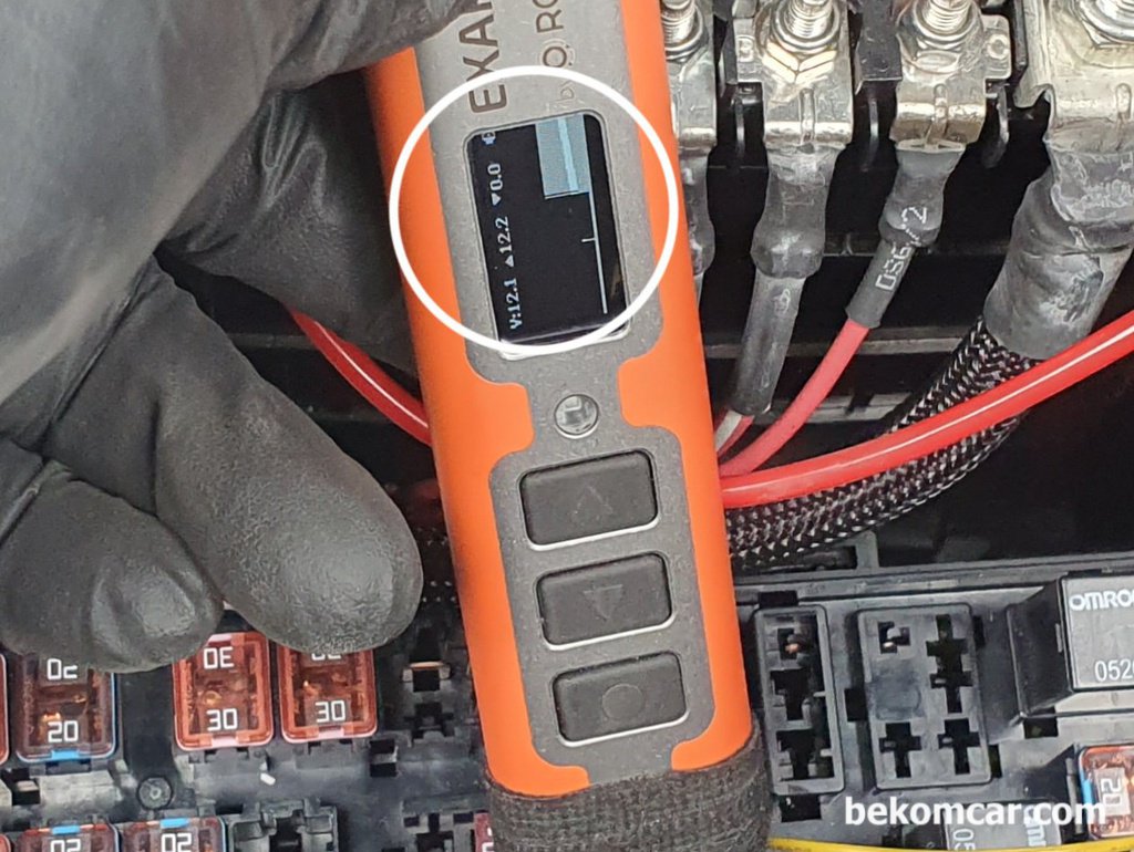 ROTKEE 엑사펜 활용사례, 휴즈 점검하기|بيكومكار  (bekomcar)