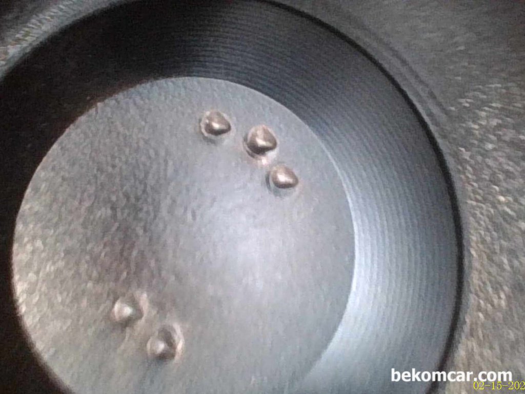 엔진헤드 밸브 작업시 밸브표면 펀칭자국. 쉐보레 말리부 1.5T 사례|bekomcar.com