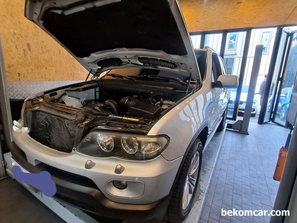 BMW E53 공연비희박 P0171, P0174 & IAC P1500 연막테스팅|베콤카 차량정밀진단