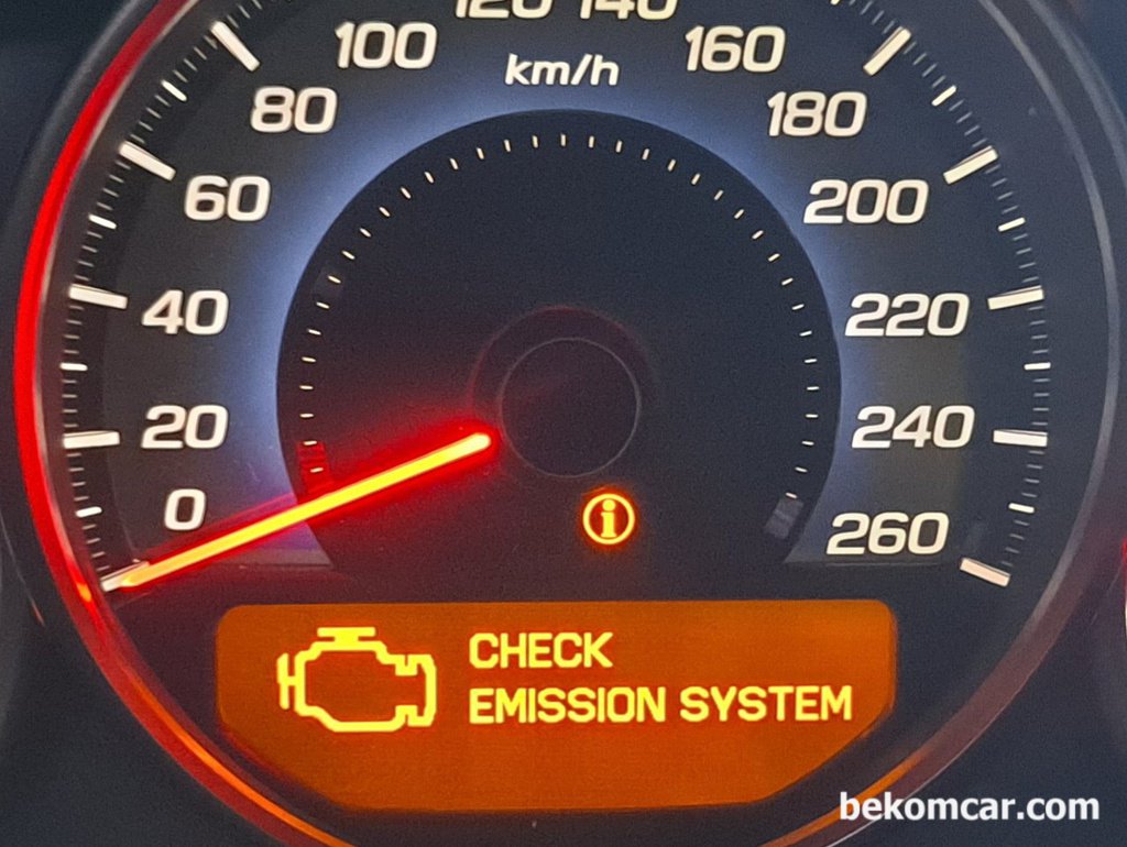 혼다 레전드 CHECK EMISSION SYSTEM 메시지|ベコムカー (bekomcar)