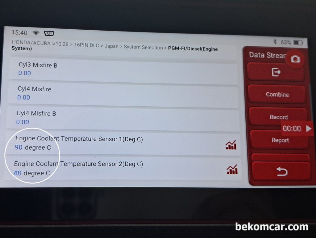 라디에이터 써모스텟 온도센서 점검하는 방법|贝科姆汽车 (bekomcar)