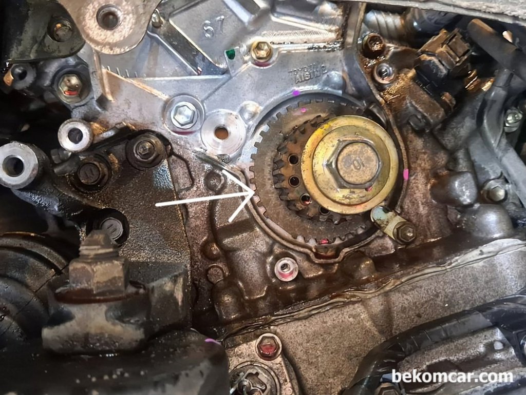 VW 트랜스포터 2003 디젤 1.9L 크랭크 트리거휠 톱니 휘어진 CKP파형|بيكومكار (bekomcar)