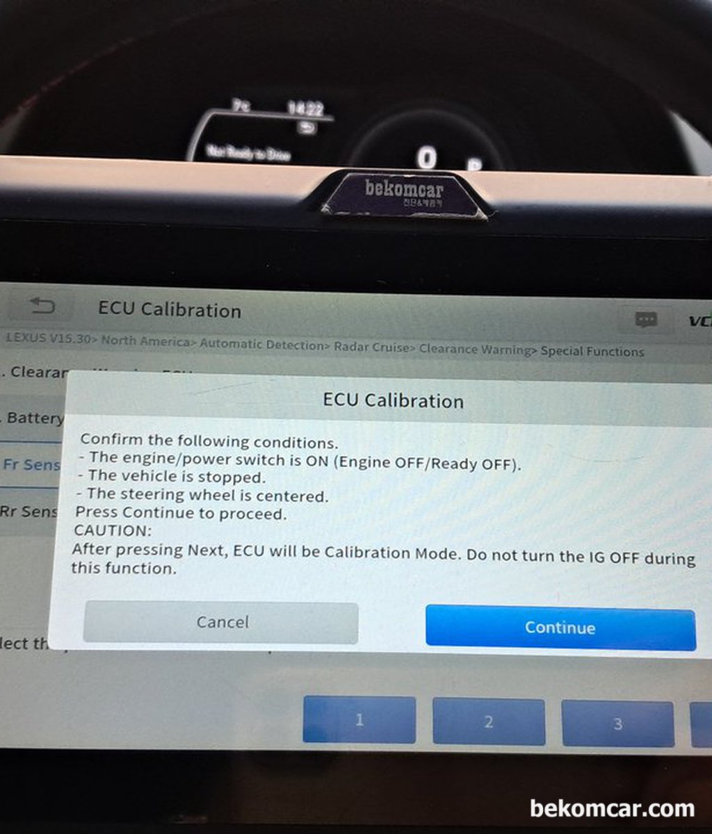 렉서스 2020 UX250H 하이브리드 계기판에 'Brake Malfunction, Check VSC System' 표시되는데 고장코드 삭제해도 또 표시됩니다.|bekomcar.com