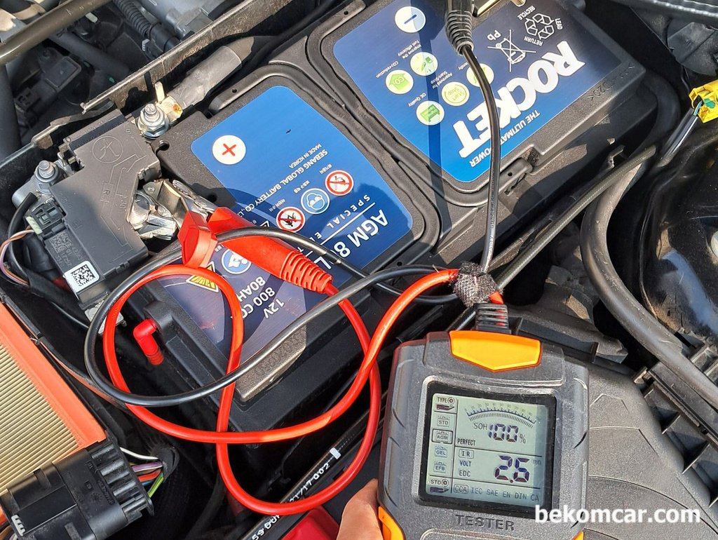 벤츠 A200 M270 1.6L DOHC 터보 GDI 엔진 AGM배터리 교체 후 상태확인|بيكومكار  (bekomcar)