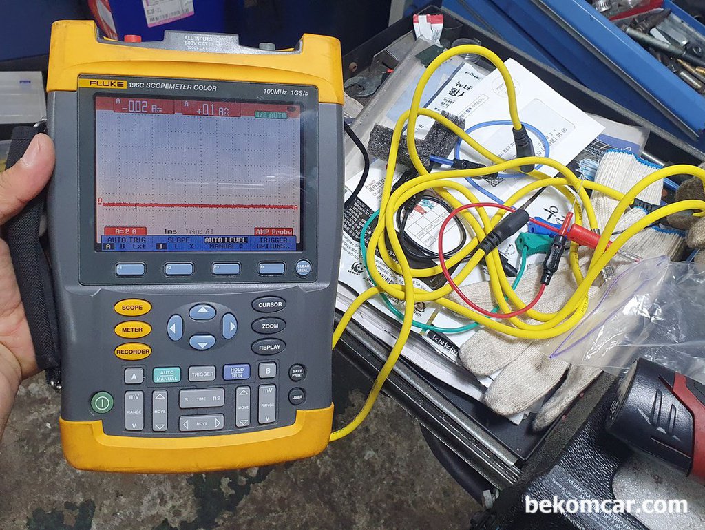 FLUKE 196C 스코프미터  와 ROTKEE TLMIX4 사용시 주의점|bekomcar.com