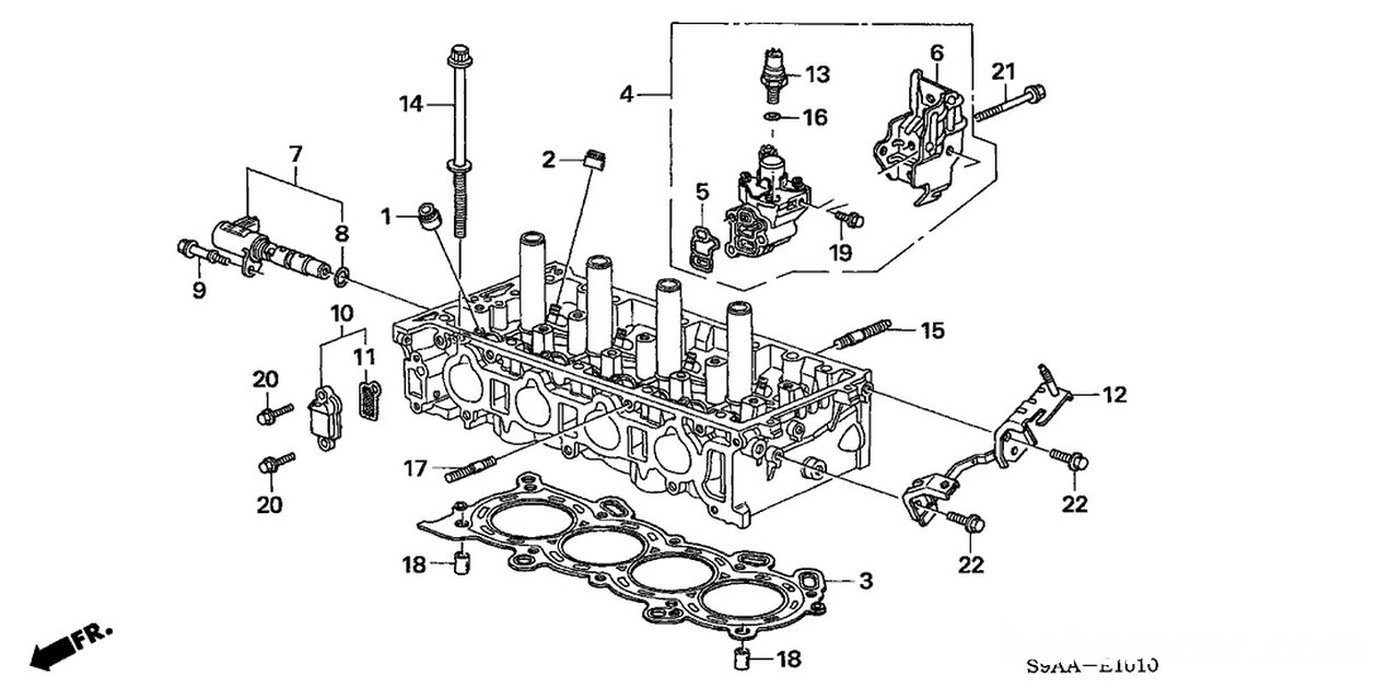 #4. 15810-RAA-A03 Valve Assembly, Spool
#5. 15815-RAA-A02, Filter Assy., Spool Valve
#7. 15830-RBB-003Valve Assembly, Vtc Oil Control
#8. 15832-PNA-023, O-Ring
#10 15840-RAA-A00 (15840-PNA-000) Honda Strainer Assy., Vtc
#11 15845-RAA-A01, Filter Assy., VTC
#13 37250-PNE-G01 Switch Assembly, Valve Timing Oil Pressure
#16. 91319-PAA-A01, O-Ring (13X1.5)|bekomcar.com