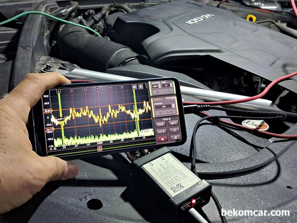 현대자동차 제네시스 2017년 EQ900 3.8L 엔진진단, 점화코일 플러그|베콤카 차량정밀진단