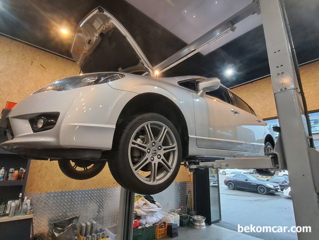 혼다 시빅2.0 베콤카 건강검진, 검사결과 매우좋다|bekomcar.com