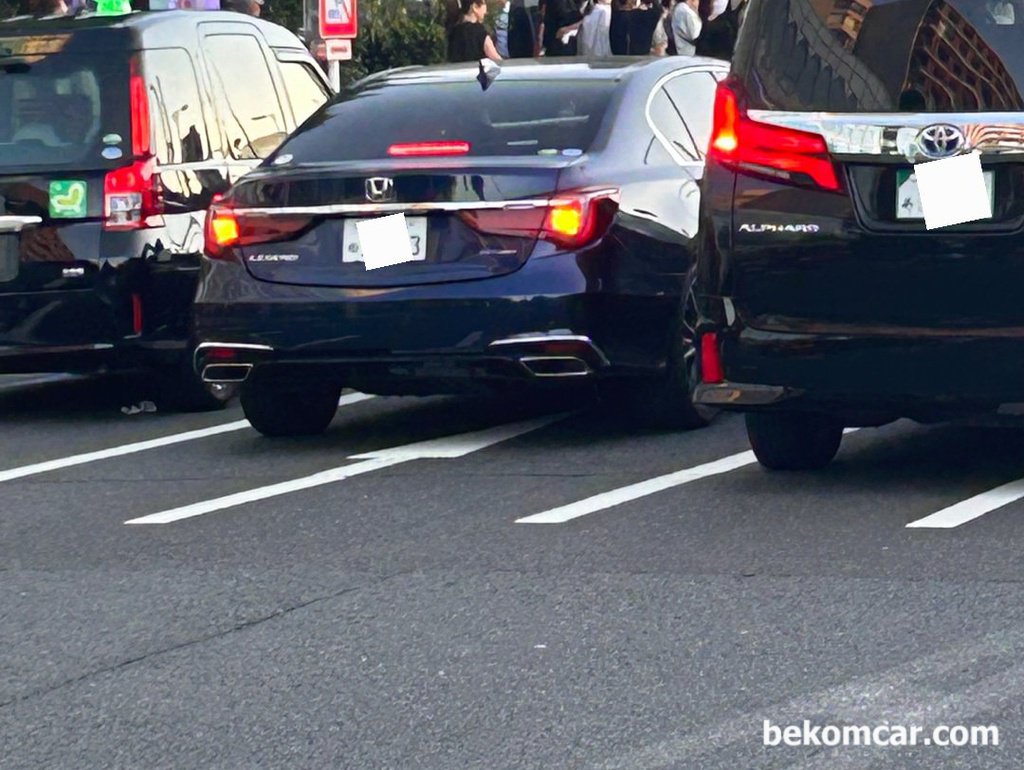 혼다 레전드 5세대, 일본 도쿄 거리에서 만나다|贝科姆汽车 (bekomcar)