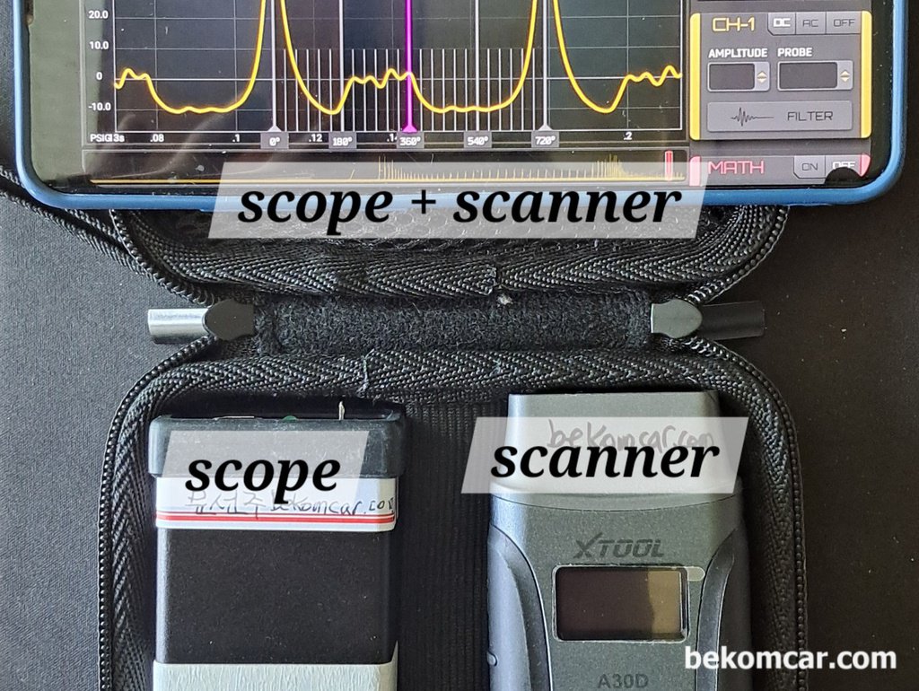 출장진단 용 오실로스코프  와 스캐너, 정비시 필수품|بيكومكار  (bekomcar)