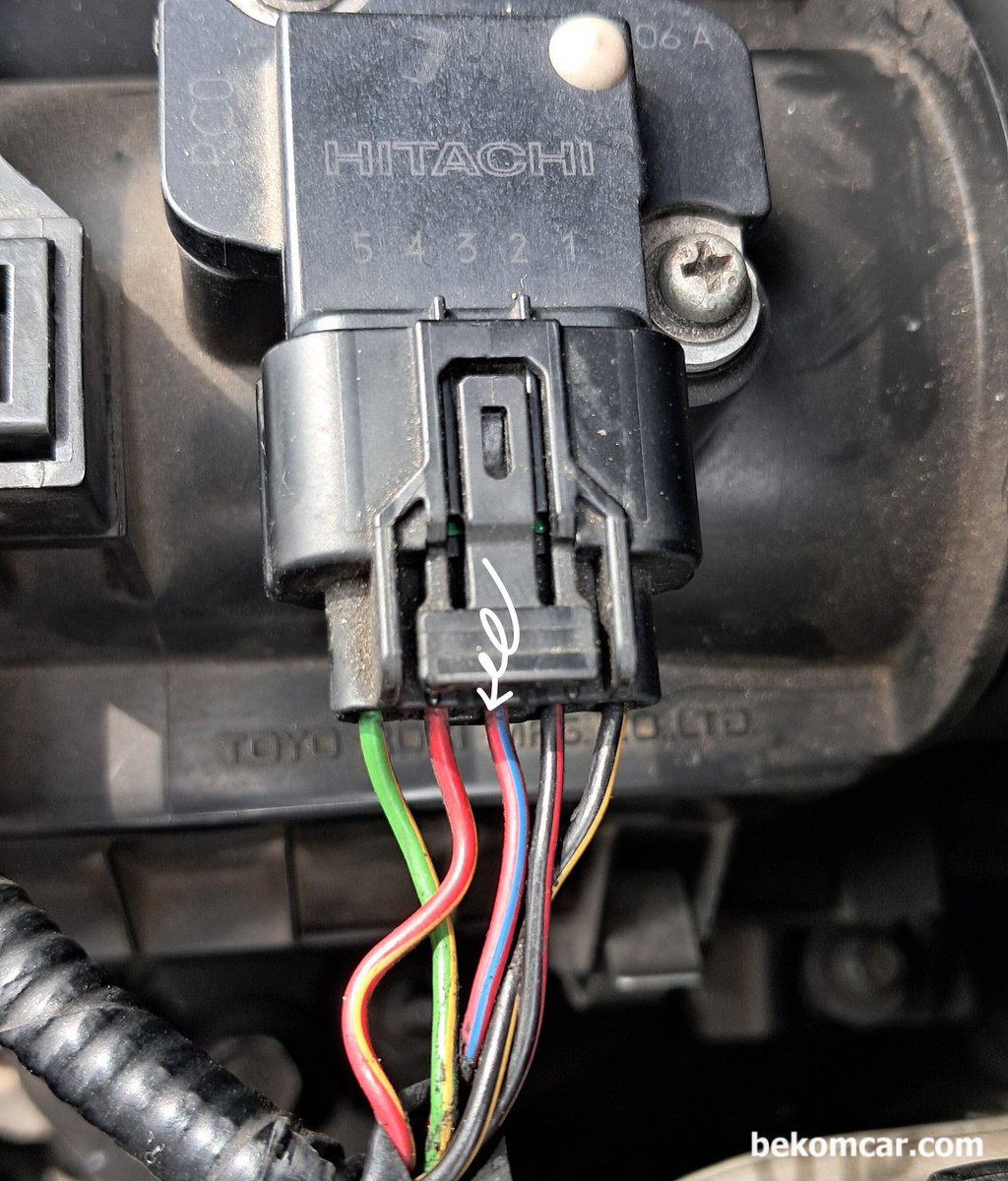 혼다 시빅 2008년 Hitachi MAF 시그널 와이어가 어느것인가요?|bekomcar.com