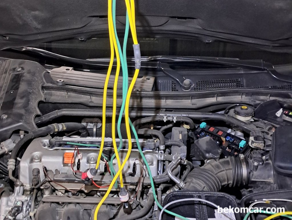 혼다 어코드 8세대 2.4L 중고차 인젝터 분사량 등 정밀진단 (백만분의 1초 µs 단위측정)|ベコムカー (bekomcar)