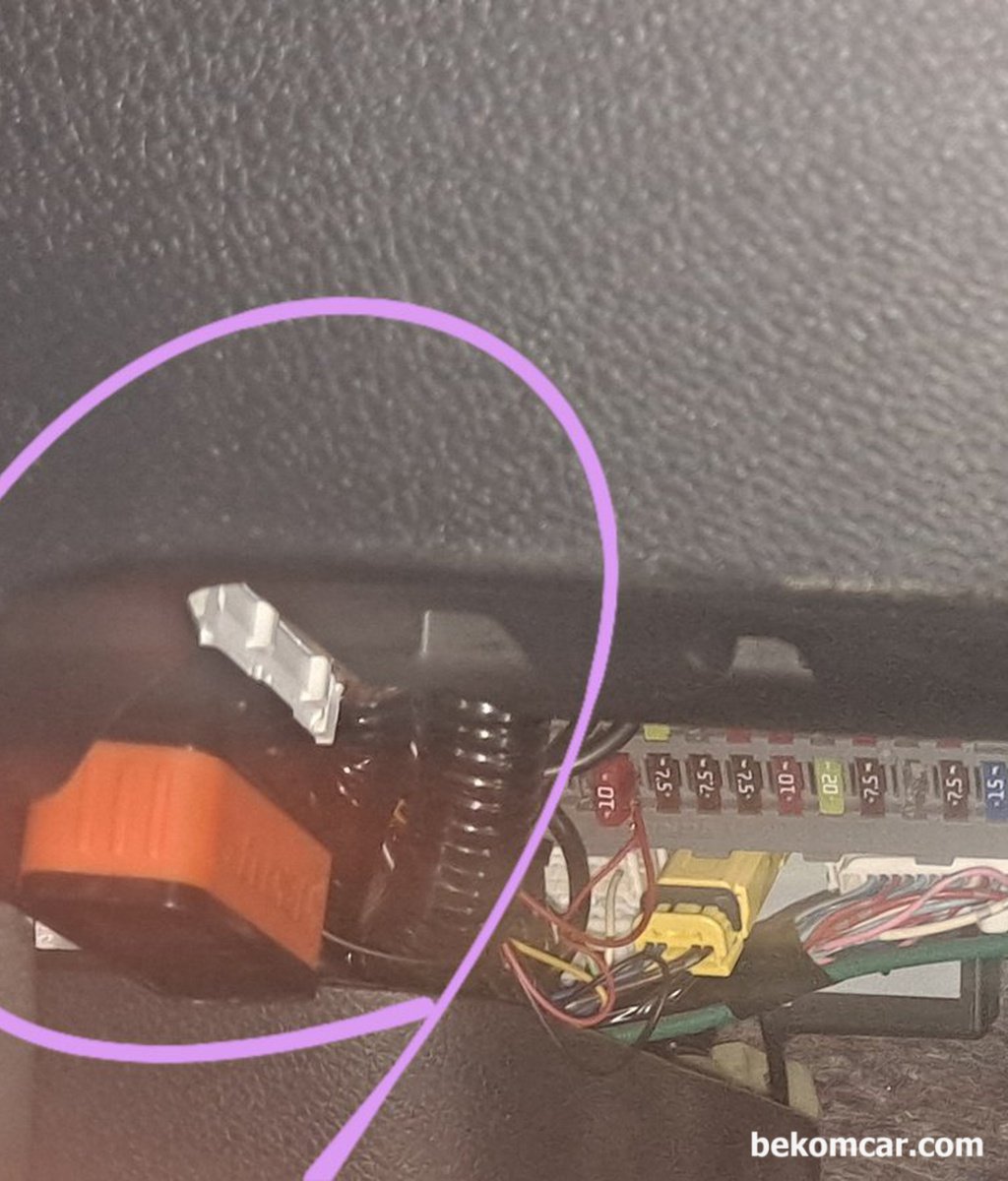 어코드 9세대 OBD2 연결어떻게 하나요? OBD2 콘넥터를 못 찾겠어요.|bekomcar.com