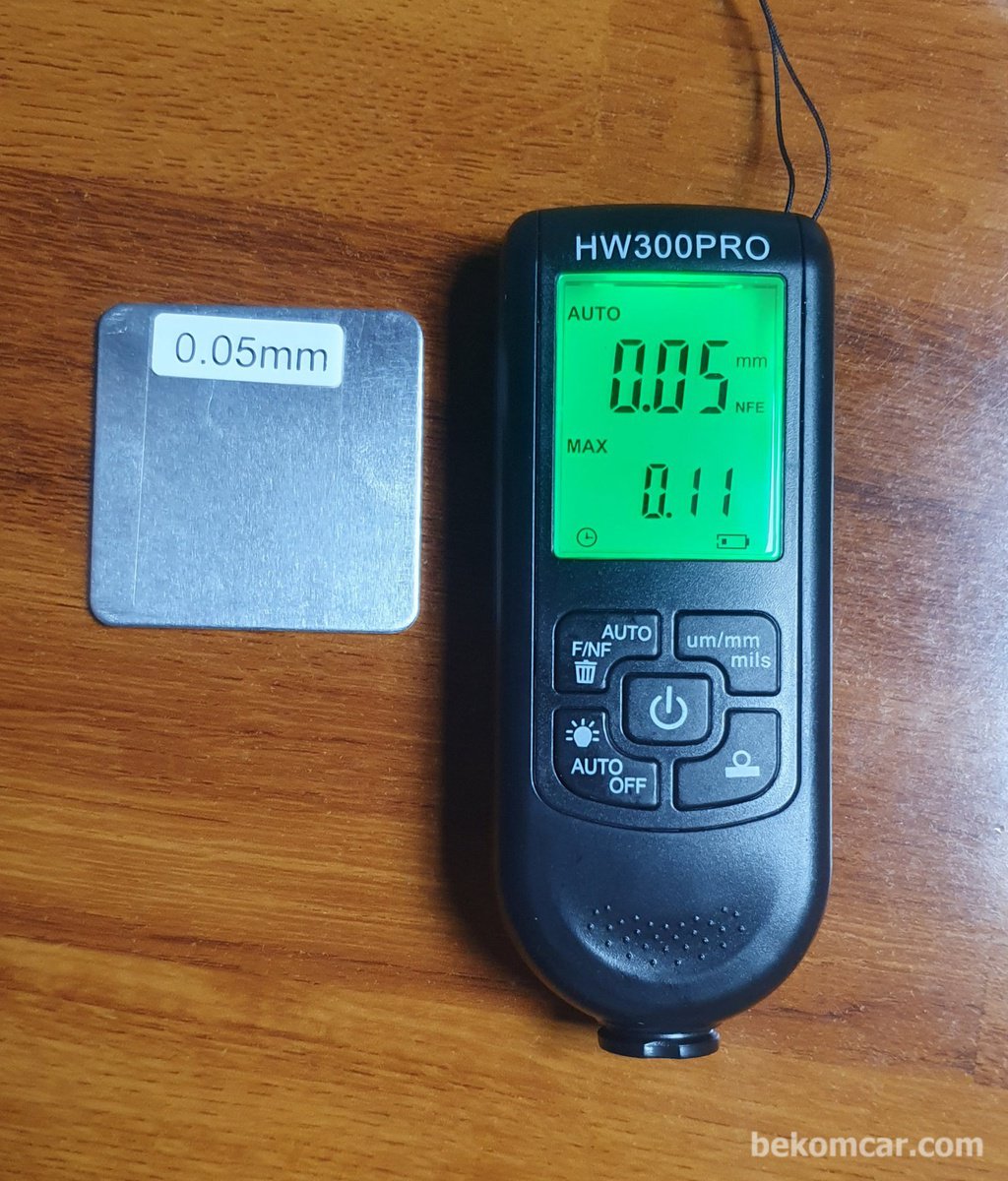 페인트 두께 측정장비 HW300PRO|بيكومكار  (bekomcar)