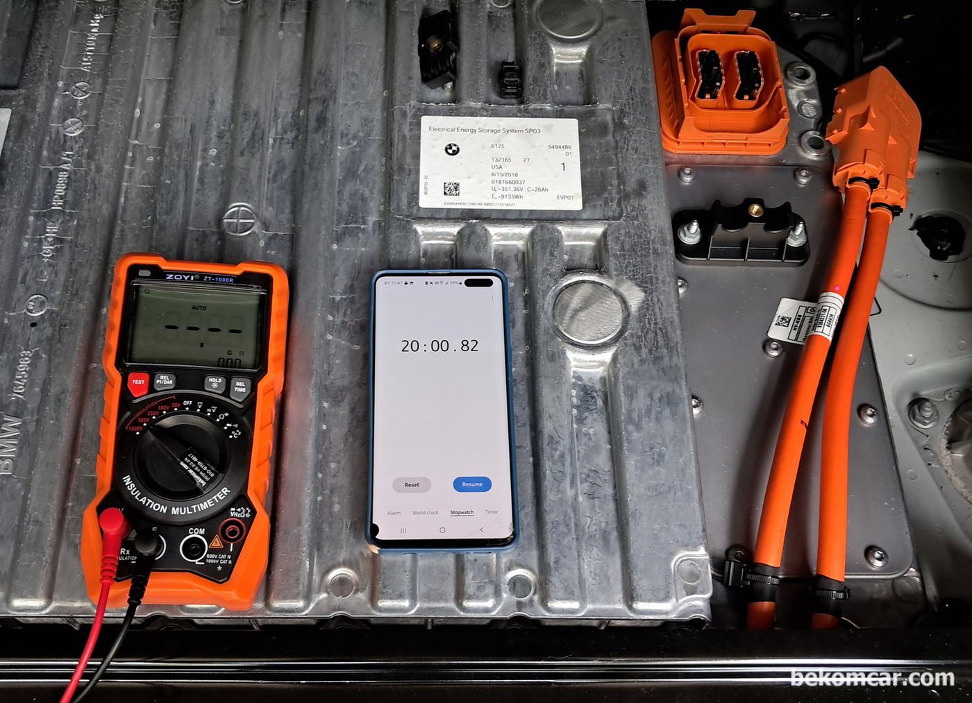 BMW F15 N20 40E 2018, 절연저항 고장 운행제한 상태진단 준비 과정, 천천히 차분하 가는것이 가장 빠르고 정확하다. 살다보니 그러더라. 느린것이 빠르다는것.|bekomcar.com