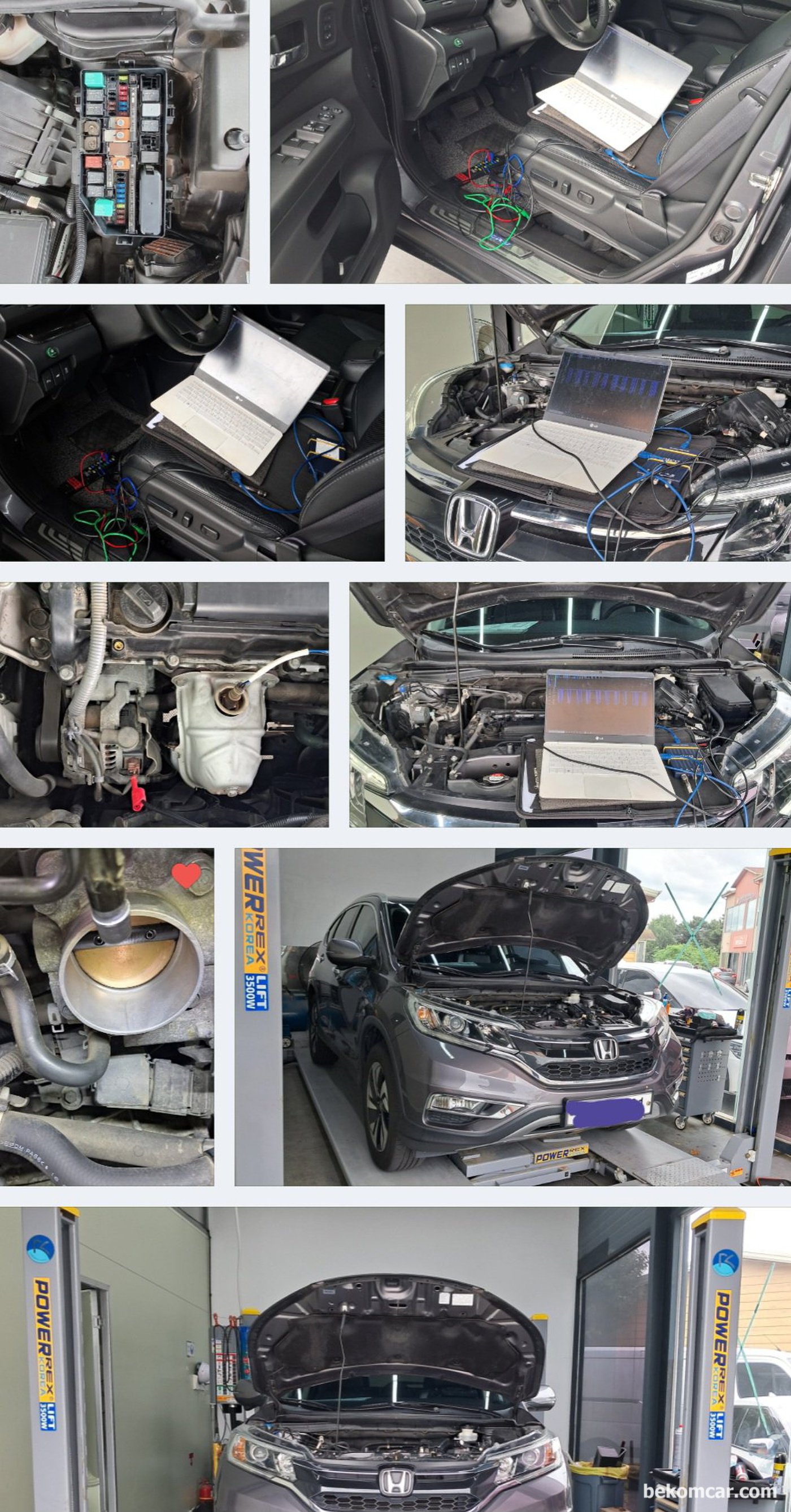 베콤카의 중고차구매전 점검은 혼다의 대표적인 SUV인 혼다 CRV AWD 차량이다. 중고차 구매전 점검이다. 사진들을 기록으로 남긴다|bekomcar.com