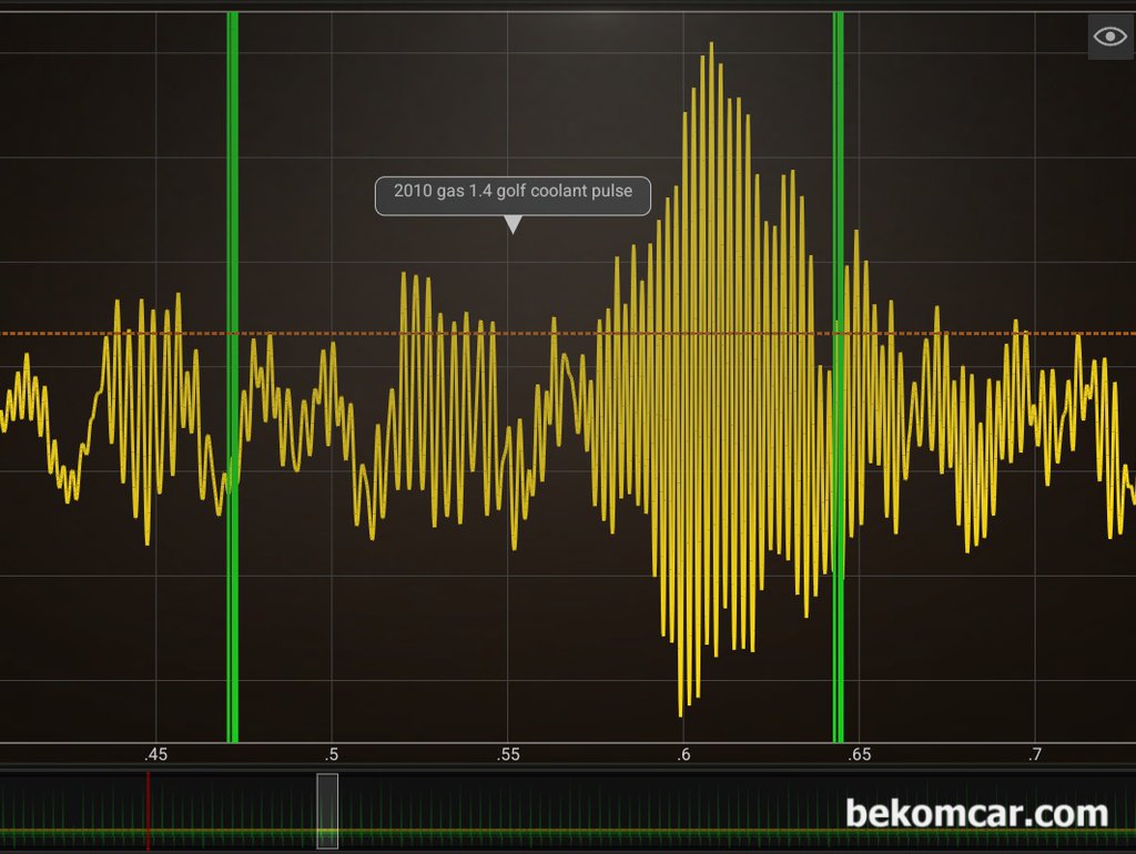2010년 골프 휘발유엔진 1.4 헤드가스켓 누수 라디에이터 맥동파형 기록|بيكومكار  (bekomcar)