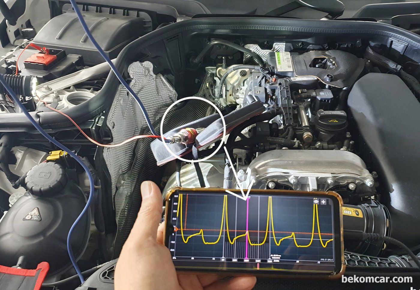 벤츠 2021 W213.086 M264 2.0L 4기통 터보 직분사 AWD 4MATIC 이다. 베콤카 중고차 구입전 진단 과정이다.|بيكومكار (bekomcar)