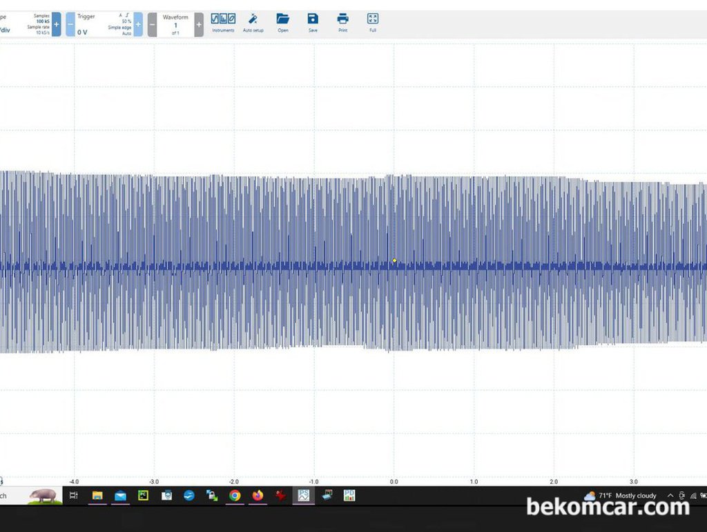 전기고장 진단시 원시전기신호 파형분석, 차량진단에 필수|bekomcar.com