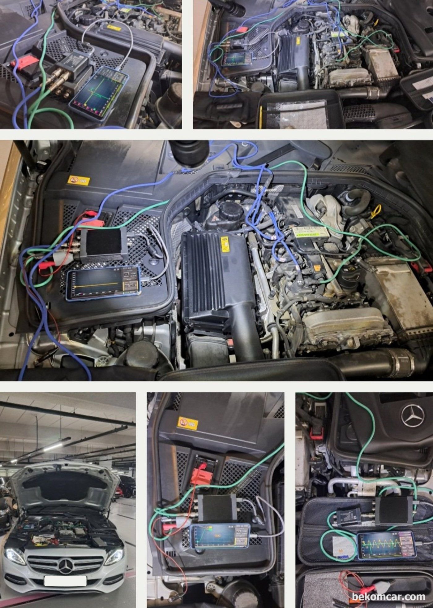 벤츠 W205 C200 M274 E20 2.0L Turbo GDI 증고차 구매전 점검기록 이다. 이번 중고차는 유럽으로 수출된다. 중고차매매 단지는 수원도이치월드 이다.|بيكومكار  (bekomcar)