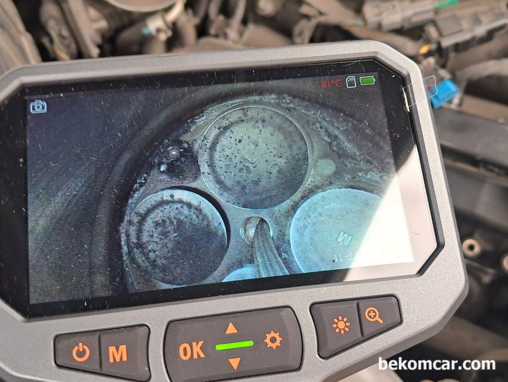 2017 현대 제네시스 G80 실린더 내시경검사 기록|بيكومكار  (bekomcar)