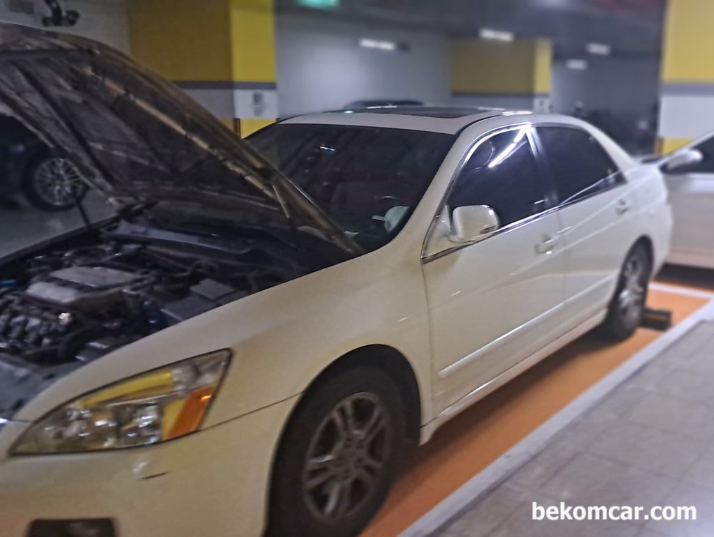 혼다 어코드 2006 V6 알터네이터 교환 및 기본진단|贝科姆汽车 (bekomcar)
