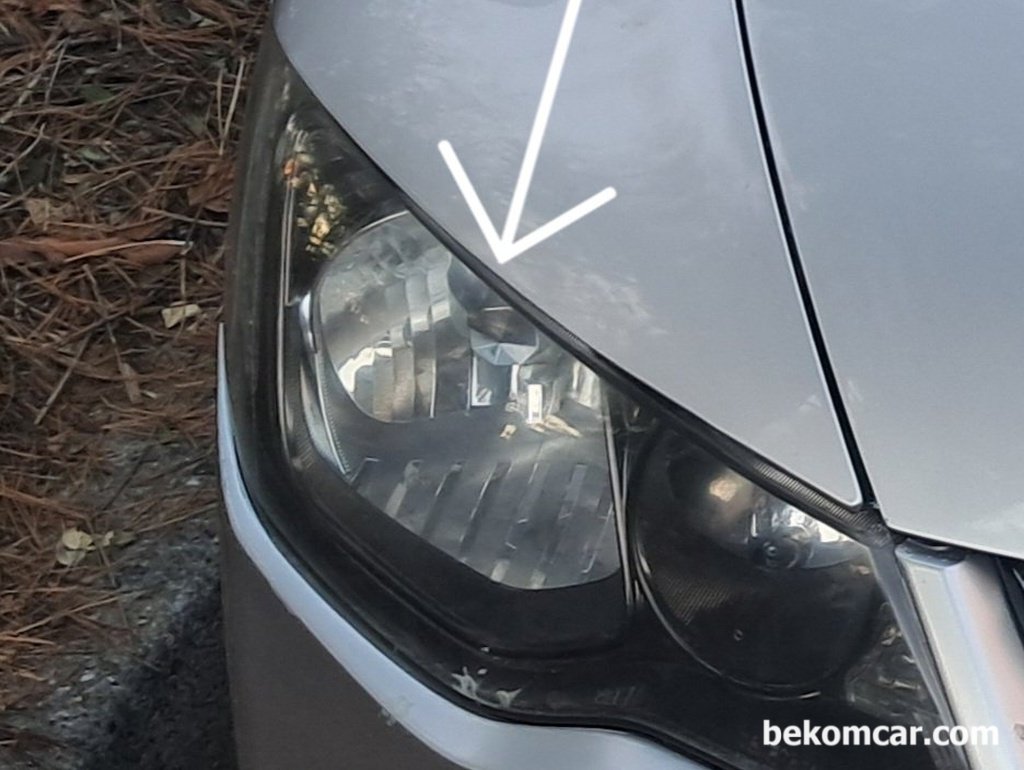 혼다 시빅 8세대 조수석 헤드라이트 복원 사례|ベコムカー (bekomcar)