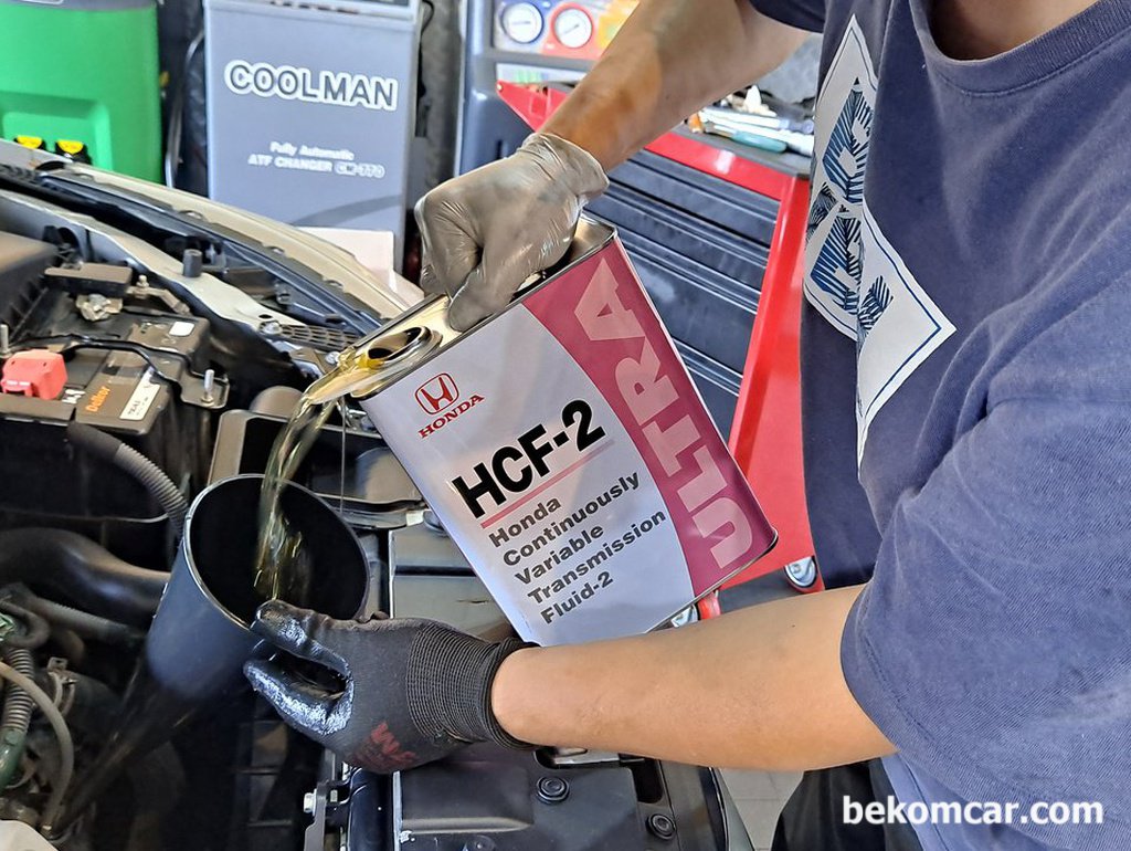 베콤카는 혼다 순정 CVT 미션오일 HCF-2 권장|bekomcar.com