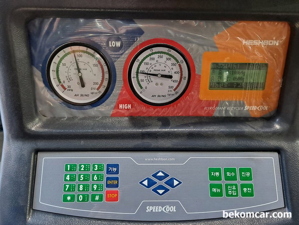 시원한 여름을 위한 에어콘가스 충전이 필요한 아바스 500|bekomcar.com