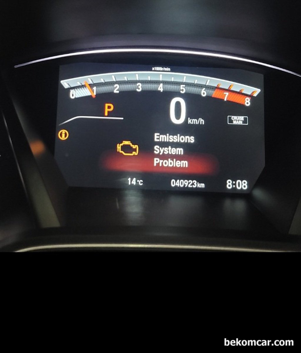 배기가스 경고등 (Emissions System Problem)이 연료캡 잘 닫으면 자동으로 없어진다는데 맞나요?|ベコムカー (bekomcar)
