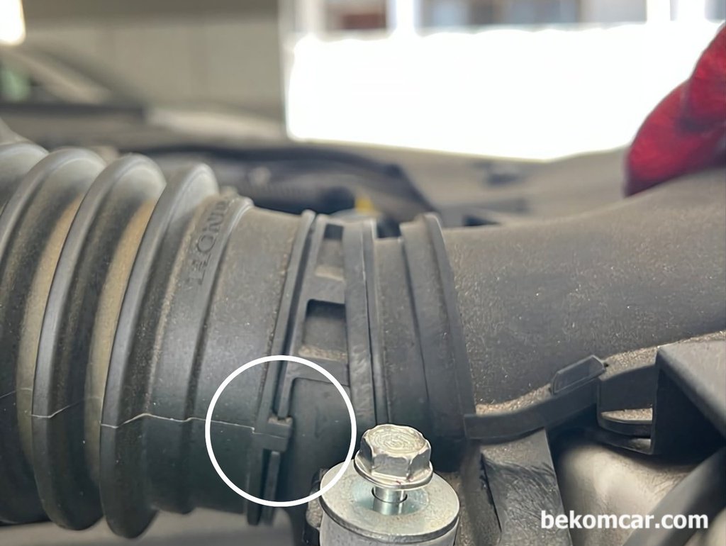에어덕 호스 인테이크 덕등 작업시 참고사항|ベコムカー (bekomcar)