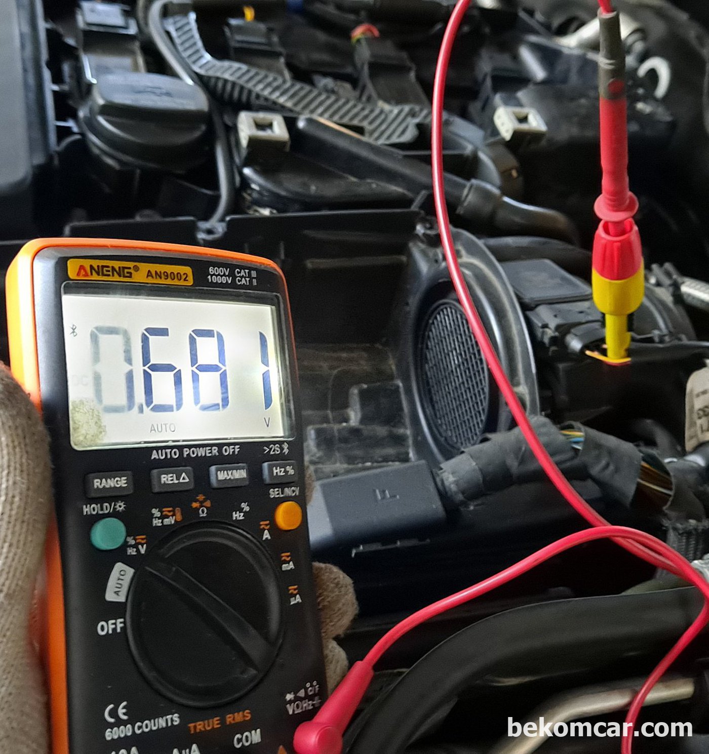 W211 E200K MAF센서 시그널 측정|베콤카 (bekomcar.com)