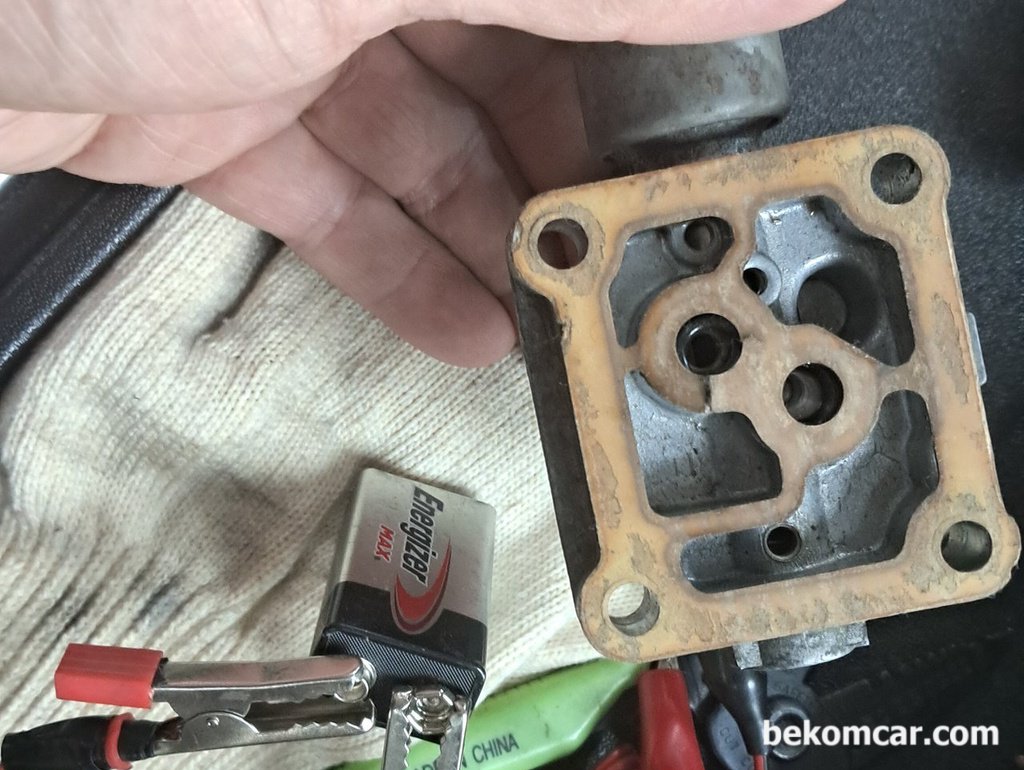 혼다차량 미션솔레노이드벨브 작동테스팅|ベコムカー (bekomcar)