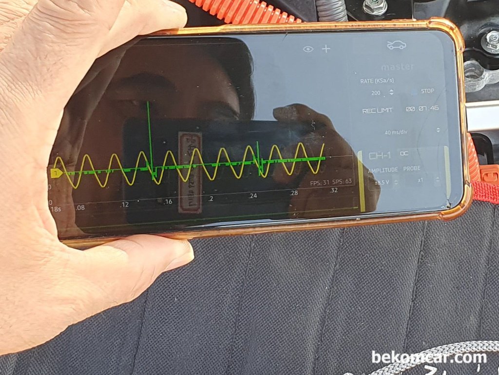 2017년 혼다 어코드 하이브리드 중고차구입전 점검기록 (피스톤 링 상태)|bekomcar.com