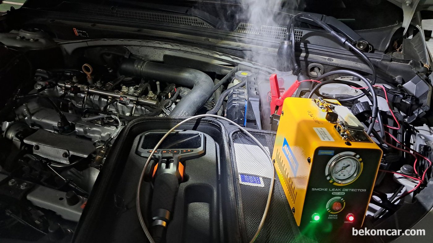 Chevy Malibu 1.5T Coolant Tank Leak Testing|ベコムカー (bekomcar)