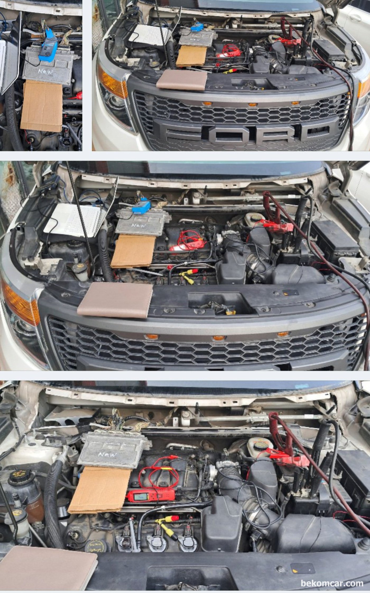 포드자동자 익스플로러 2014년 ECU 고장진단 과정이다.|bekomcar.com