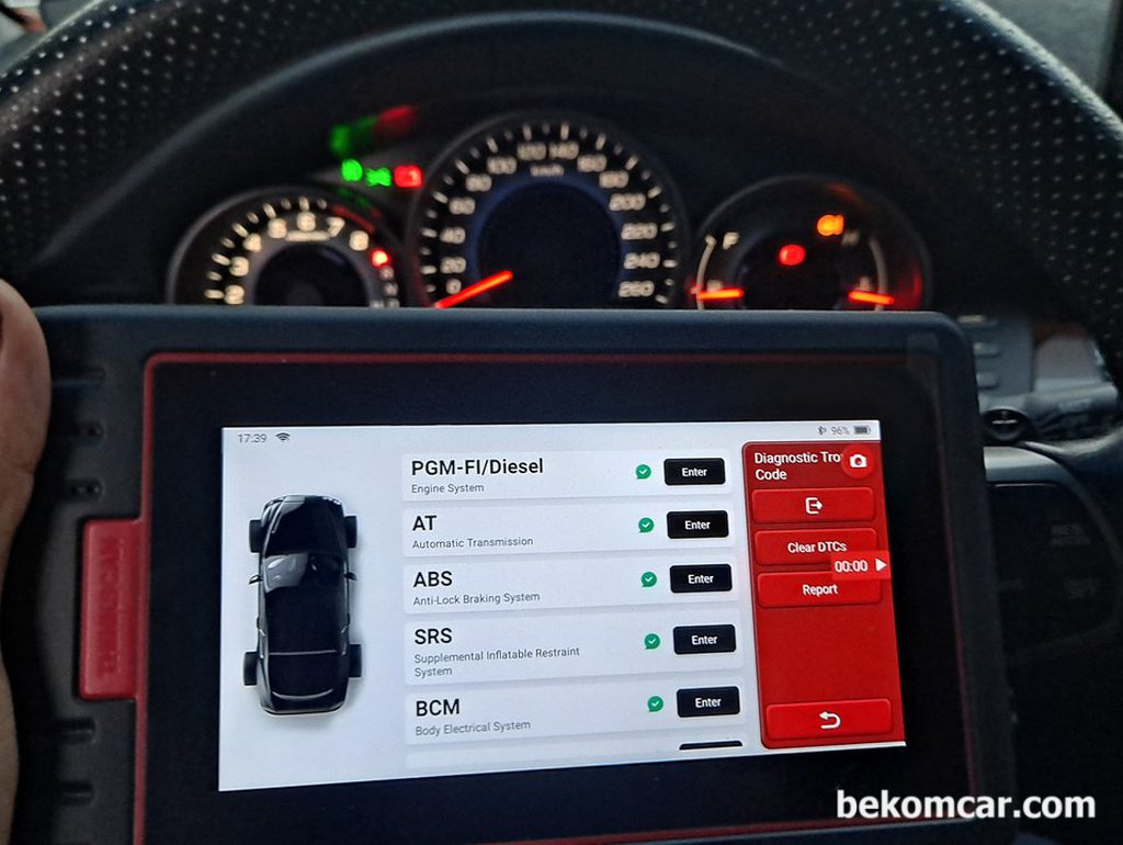 혼다 레전드 4세대 전체시스템 진단과정|贝科姆汽车 (bekomcar)